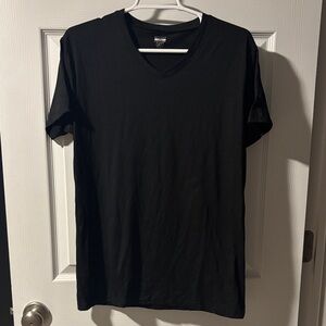 Spyder Men's Black Short Sleeve V-Neck Tee